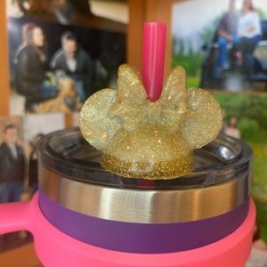 Minnie Mouse Straw Topper